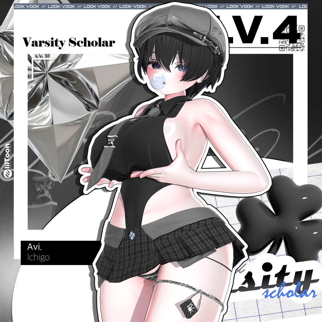 【 1st Anniversary Sale ✨】【15アバター対応】 𝐋𝐕.𝟒 Varsity_Scholar 🎓