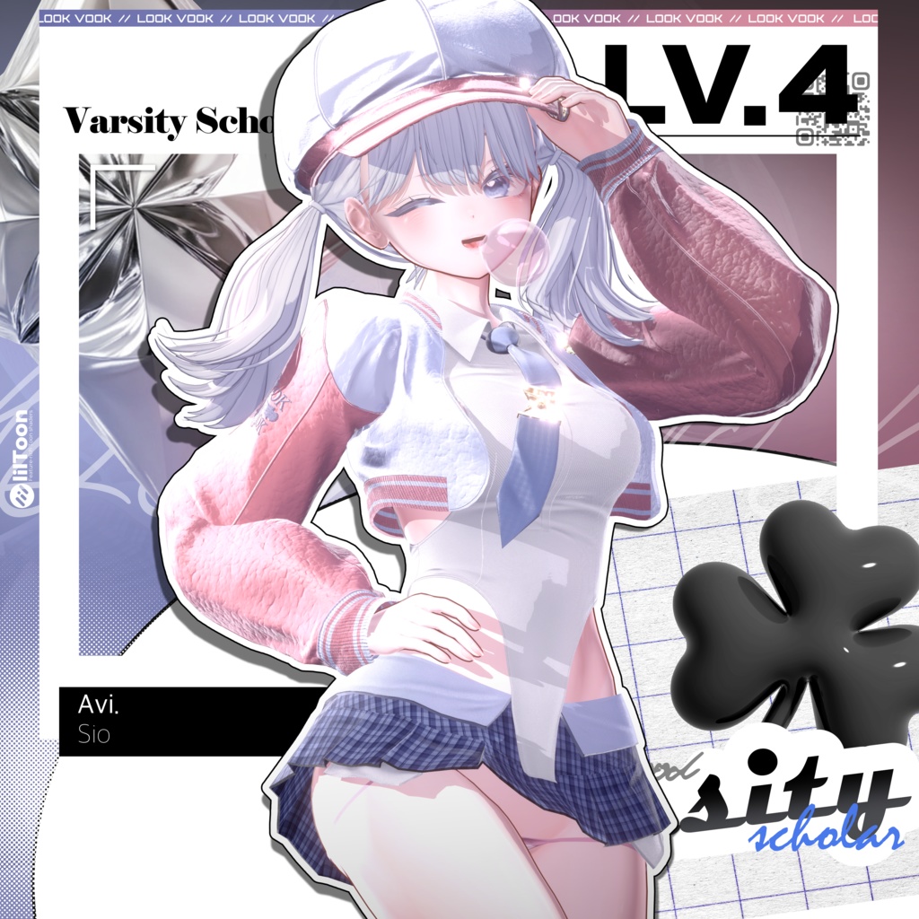 【 1st Anniversary Sale ✨】【15アバター対応】 𝐋𝐕.𝟒 Varsity_Scholar 🎓