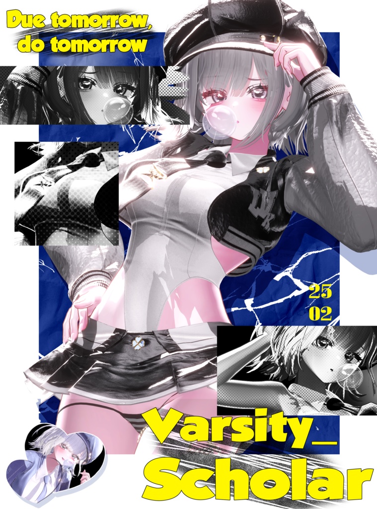 【 1st Anniversary Sale ✨】【15アバター対応】 𝐋𝐕.𝟒 Varsity_Scholar 🎓