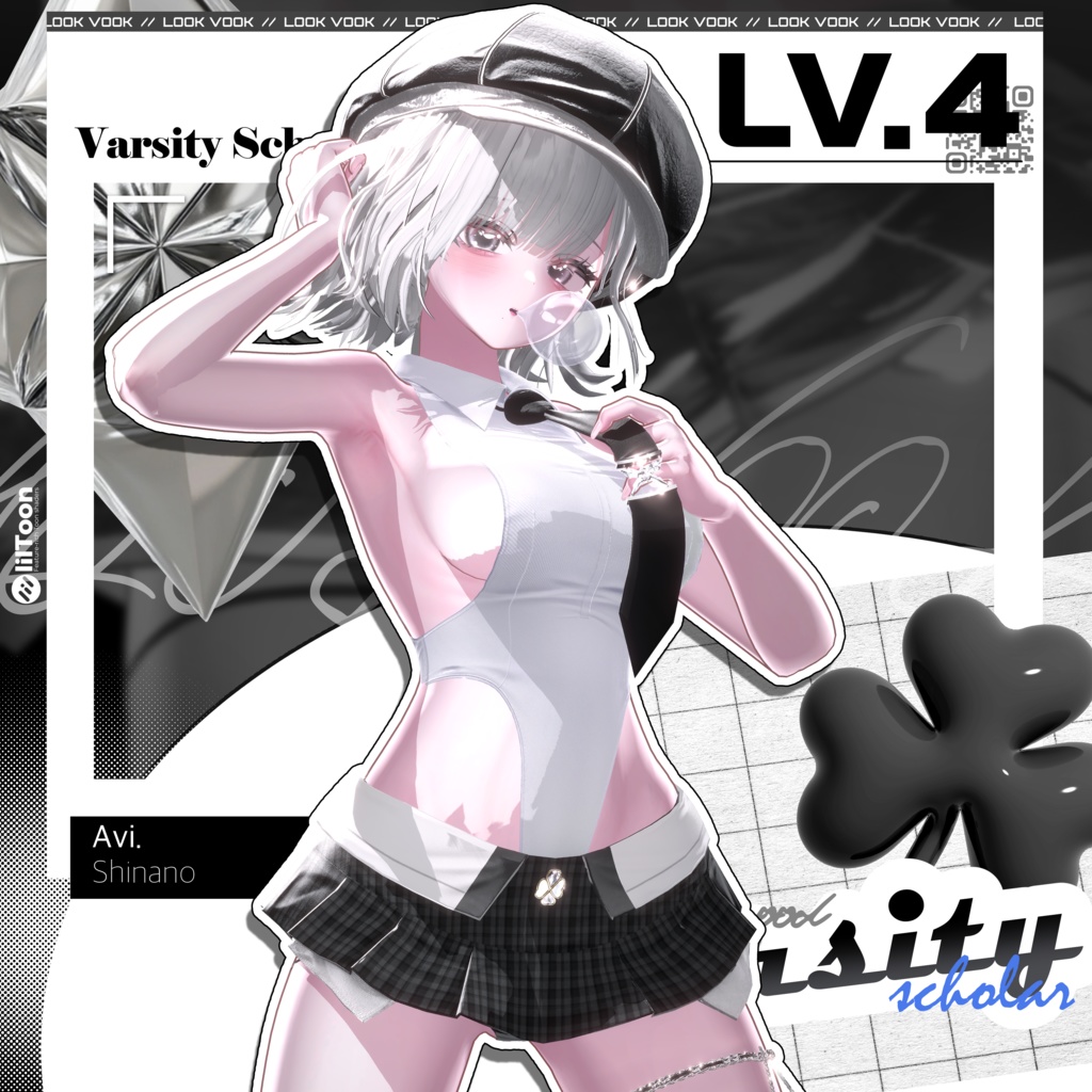 【 1st Anniversary Sale ✨】【15アバター対応】 𝐋𝐕.𝟒 Varsity_Scholar 🎓