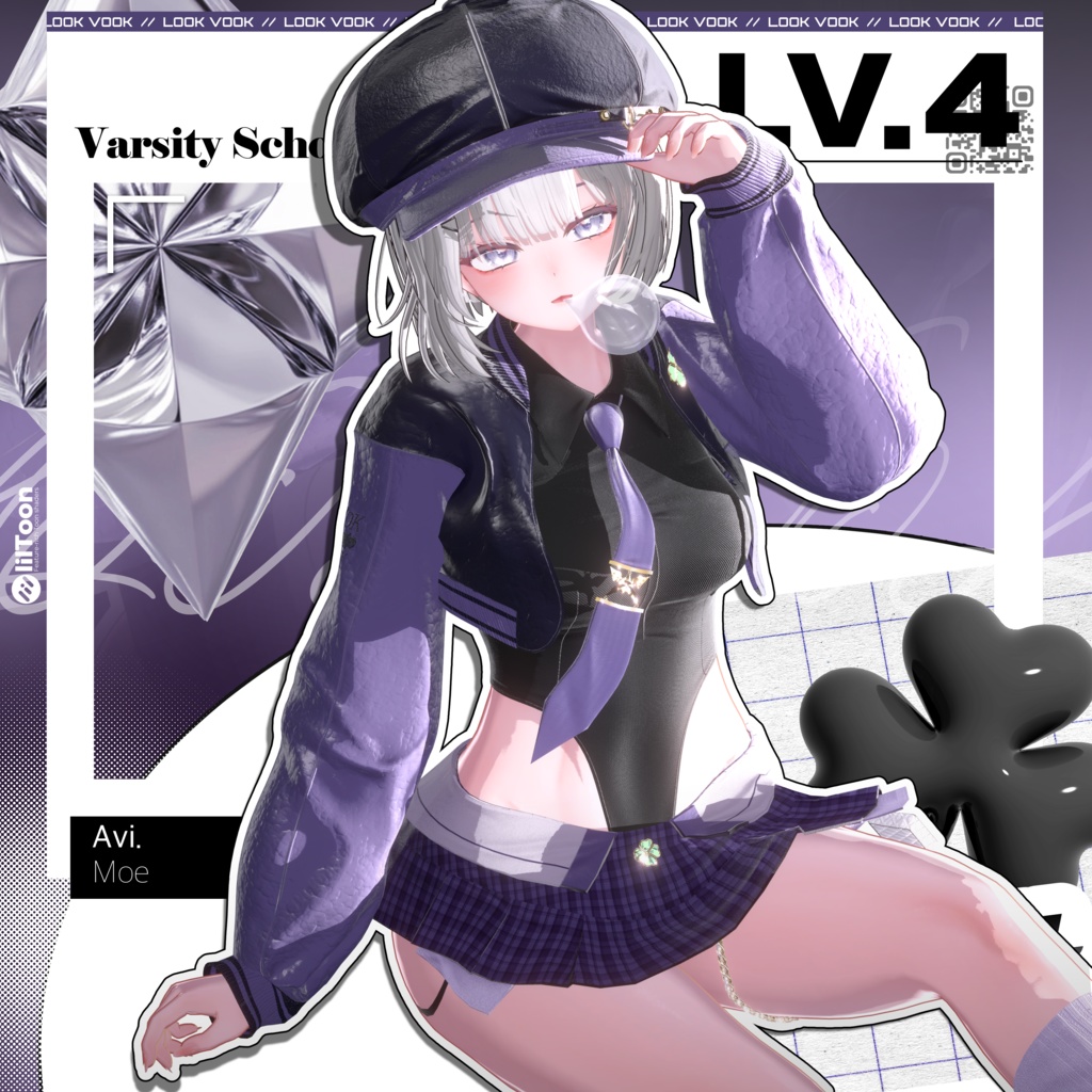 【 1st Anniversary Sale ✨】【15アバター対応】 𝐋𝐕.𝟒 Varsity_Scholar 🎓