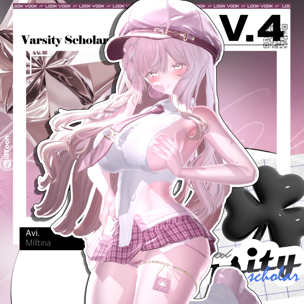 【 1st Anniversary Sale ✨】【15アバター対応】 𝐋𝐕.𝟒 Varsity_Scholar 🎓