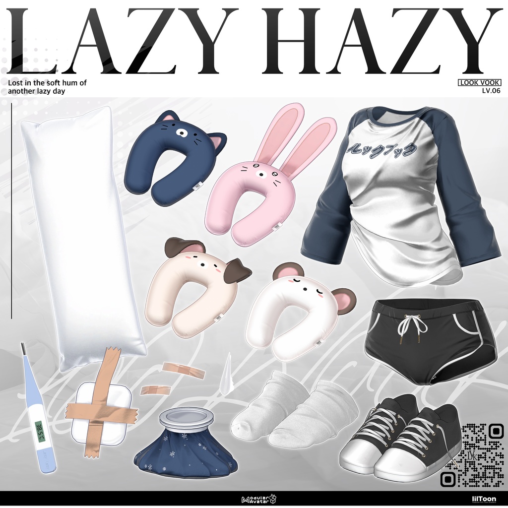 【 1st Anniversary Sale ✨】【12アバター対応】 𝐋𝐕.𝟔 Lazy_Hazy 🌡️