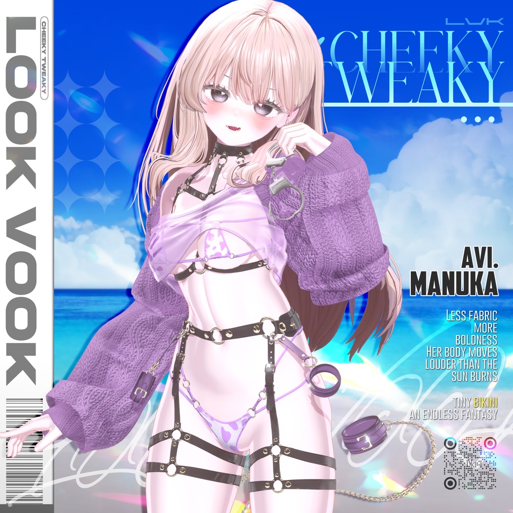 【 1st Anniversary Sale ✨】【12アバター対応】 𝐋𝐕.𝟕 Cheeky_Tweaky 👙