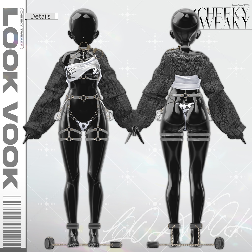 【 1st Anniversary Sale ✨】【12アバター対応】 𝐋𝐕.𝟕 Cheeky_Tweaky 👙