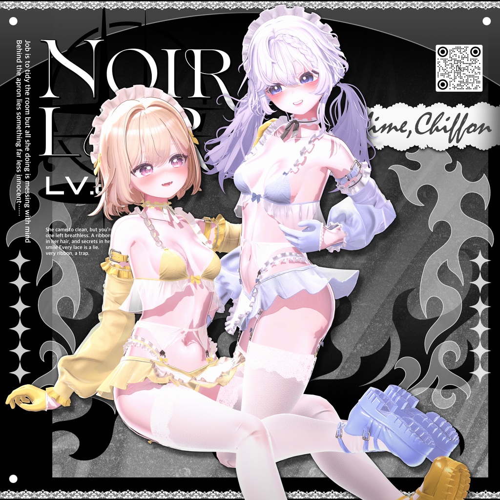 【12アバター対応】 𝐋𝐕.𝟖 Noir_Lair 🍒