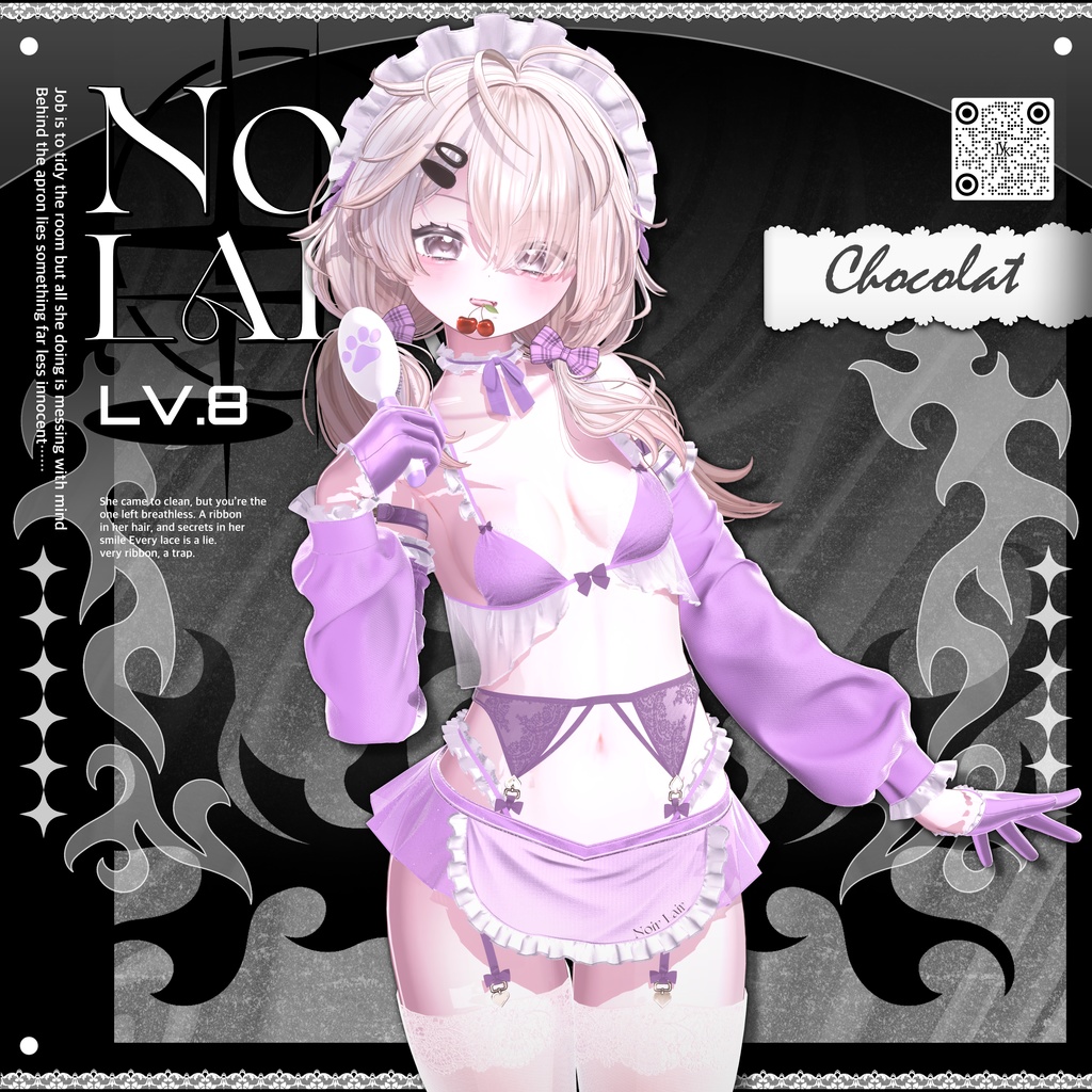 【12アバター対応】 𝐋𝐕.𝟖 Noir_Lair 🍒