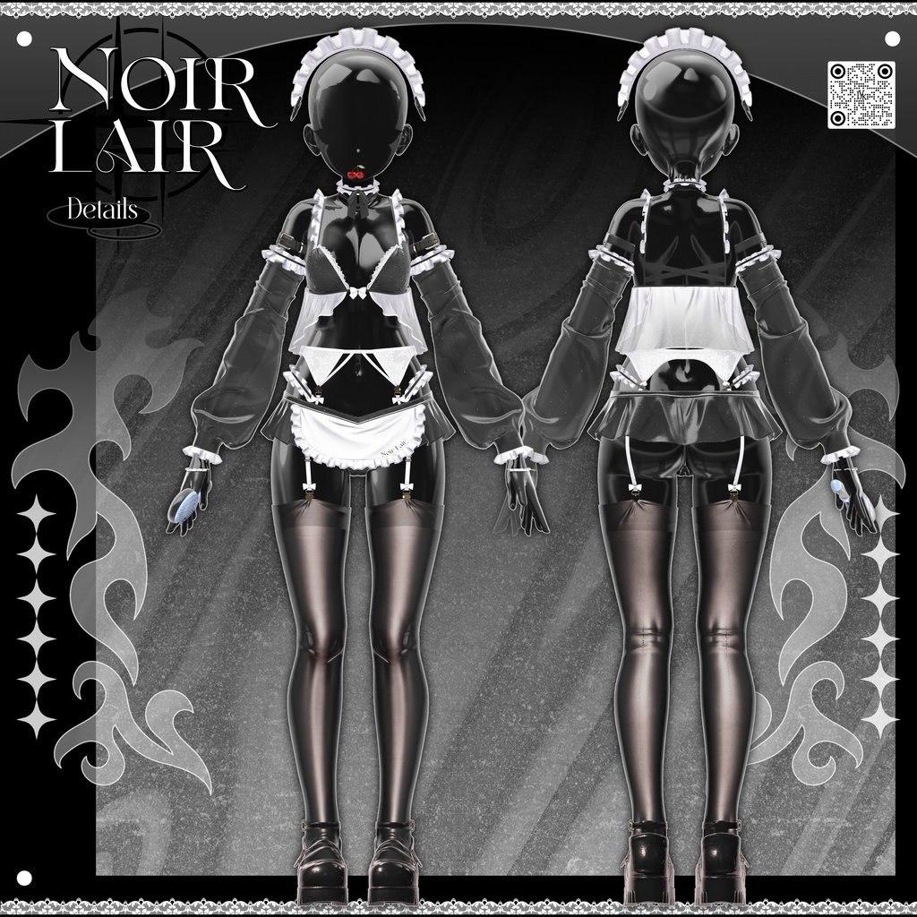 【12アバター対応】 𝐋𝐕.𝟖 Noir_Lair 🍒