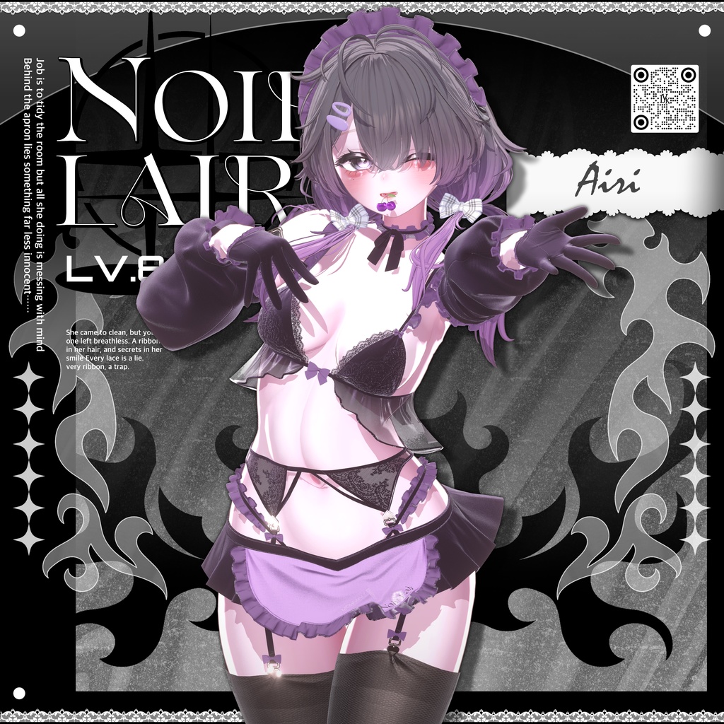【12アバター対応】 𝐋𝐕.𝟖 Noir_Lair 🍒