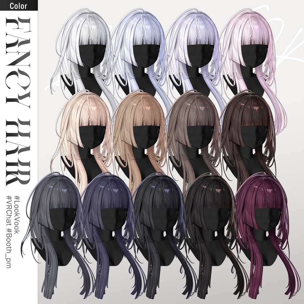 【 1st Anniversary Sale ✨】【11アバター対応】 𝐋𝐕.𝟐+ Fancy_Hair 💼