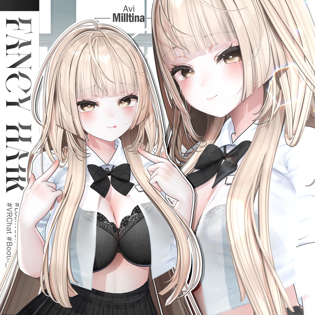 【 1st Anniversary Sale ✨】【11アバター対応】 𝐋𝐕.𝟐+ Fancy_Hair 💼