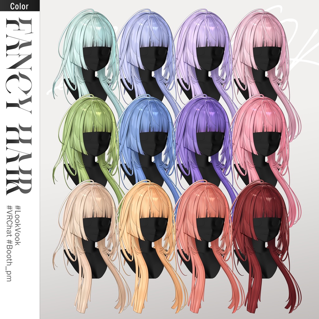 【 1st Anniversary Sale ✨】【11アバター対応】 𝐋𝐕.𝟐+ Fancy_Hair 💼