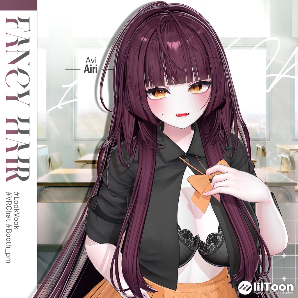 【 1st Anniversary Sale ✨】【11アバター対応】 𝐋𝐕.𝟐+ Fancy_Hair 💼