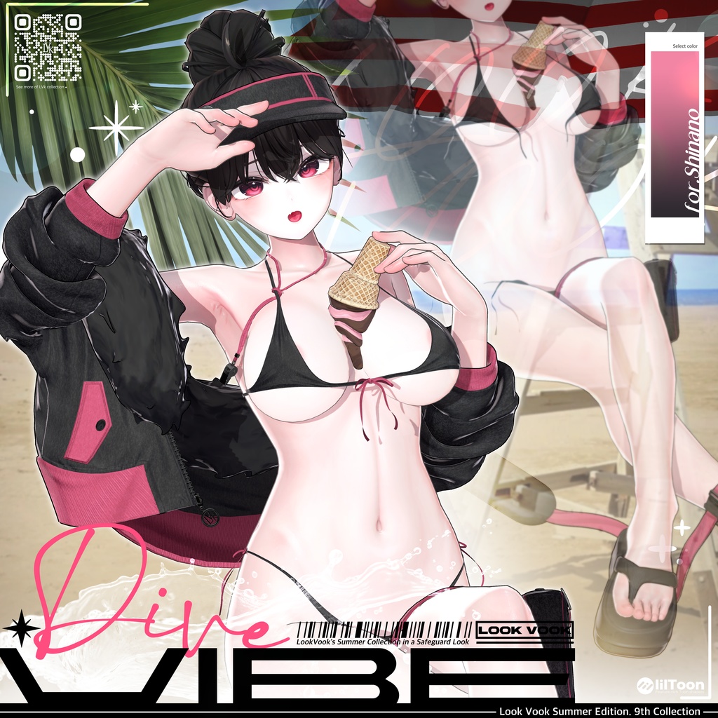 【 1st Anniversary Sale ✨】【13アバター対応】 𝐋𝐕.𝟗 Dive_Vibe 🏖️