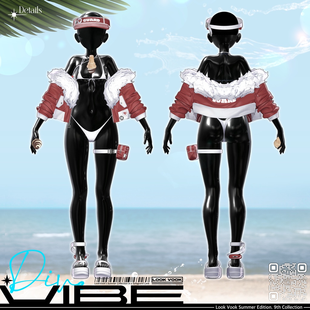 【 1st Anniversary Sale ✨】【13アバター対応】 𝐋𝐕.𝟗 Dive_Vibe 🏖️