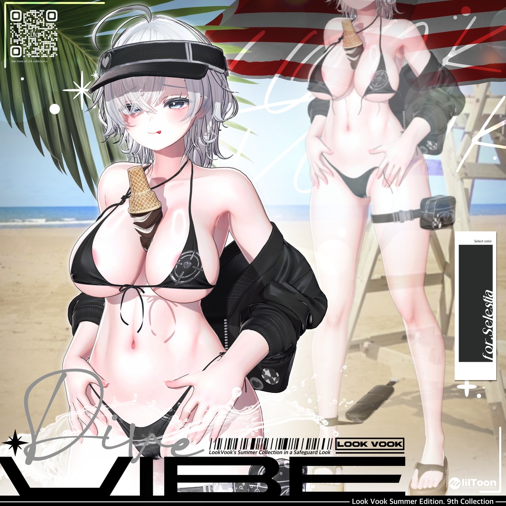 【 1st Anniversary Sale ✨】【13アバター対応】 𝐋𝐕.𝟗 Dive_Vibe 🏖️