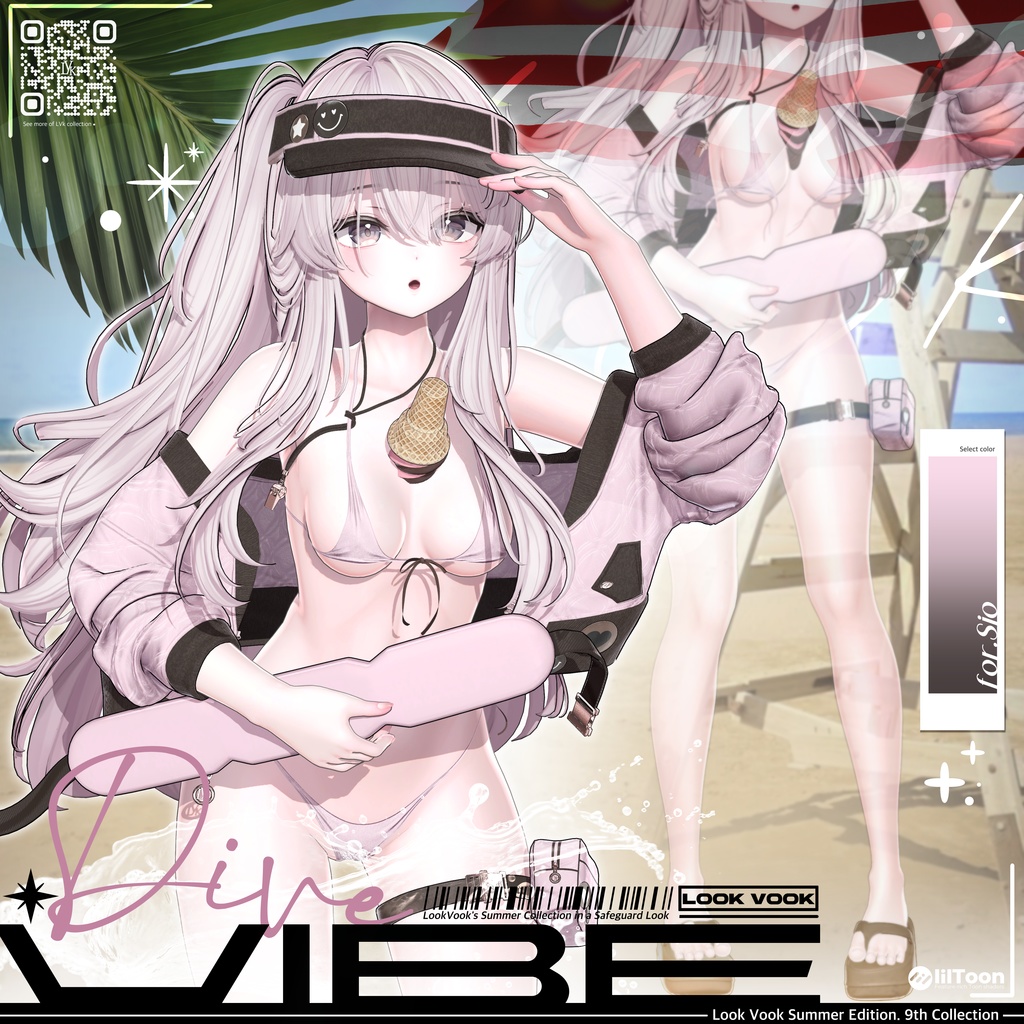 【 1st Anniversary Sale ✨】【13アバター対応】 𝐋𝐕.𝟗 Dive_Vibe 🏖️