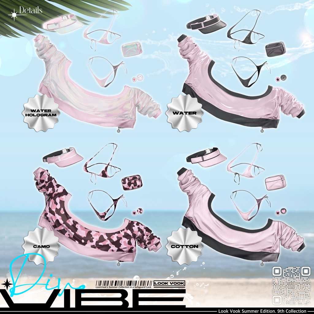 【 1st Anniversary Sale ✨】【13アバター対応】 𝐋𝐕.𝟗 Dive_Vibe 🏖️