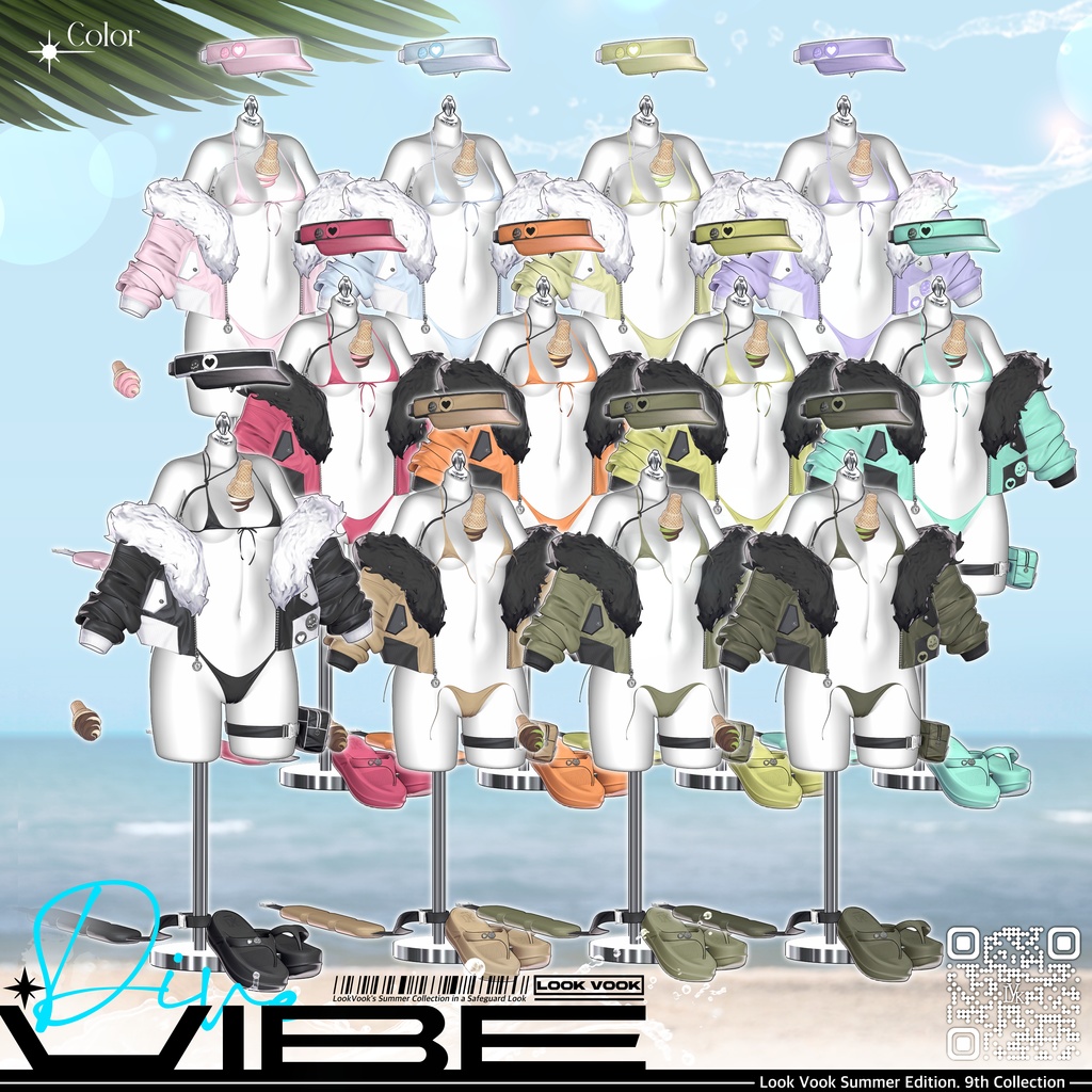 【 1st Anniversary Sale ✨】【13アバター対応】 𝐋𝐕.𝟗 Dive_Vibe 🏖️