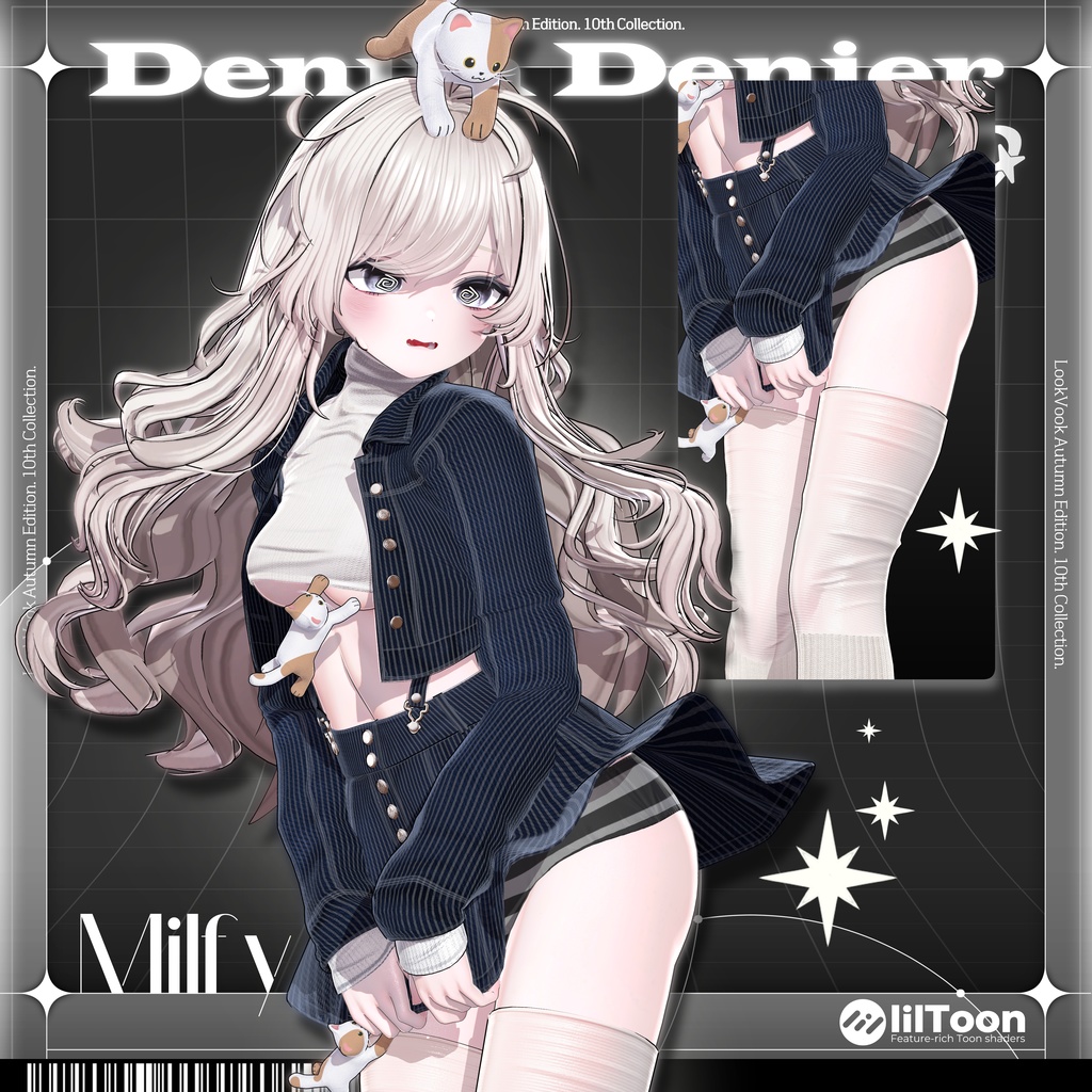 【 1st Anniversary Sale ✨】【13アバター対応】 𝐋𝐕.𝟏𝟎 Denim_Denier 🐾