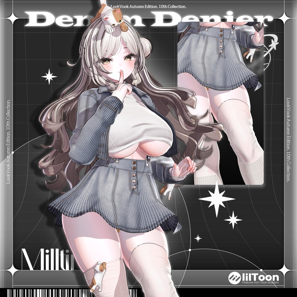 【 1st Anniversary Sale ✨】【13アバター対応】 𝐋𝐕.𝟏𝟎 Denim_Denier 🐾