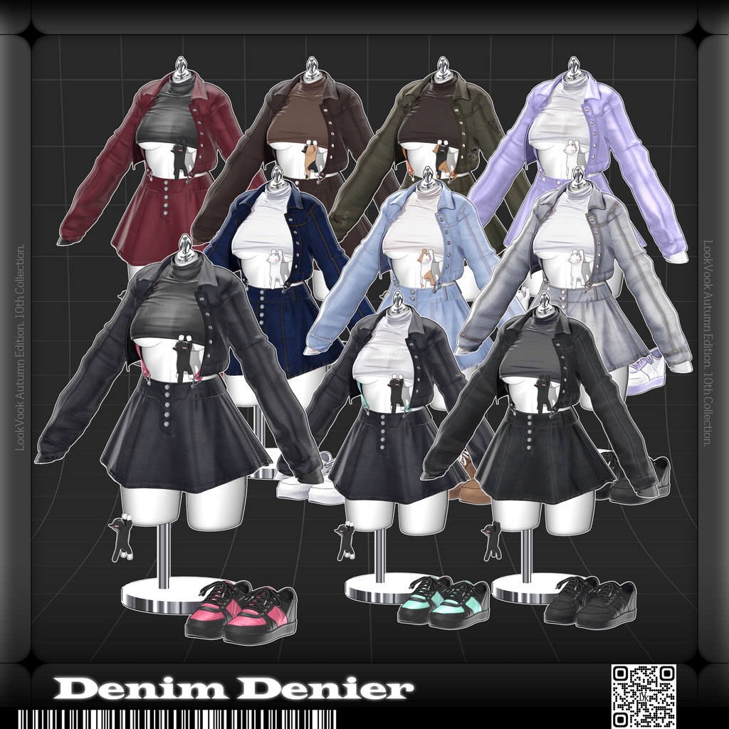 【 1st Anniversary Sale ✨】【13アバター対応】 𝐋𝐕.𝟏𝟎 Denim_Denier 🐾