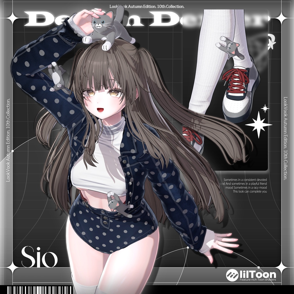 【 1st Anniversary Sale ✨】【13アバター対応】 𝐋𝐕.𝟏𝟎 Denim_Denier 🐾