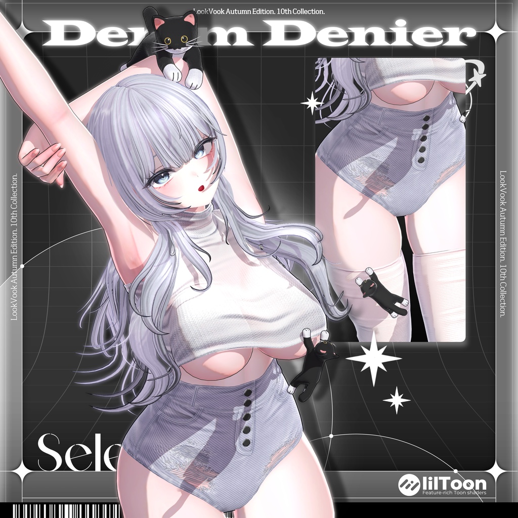 【 1st Anniversary Sale ✨】【13アバター対応】 𝐋𝐕.𝟏𝟎 Denim_Denier 🐾