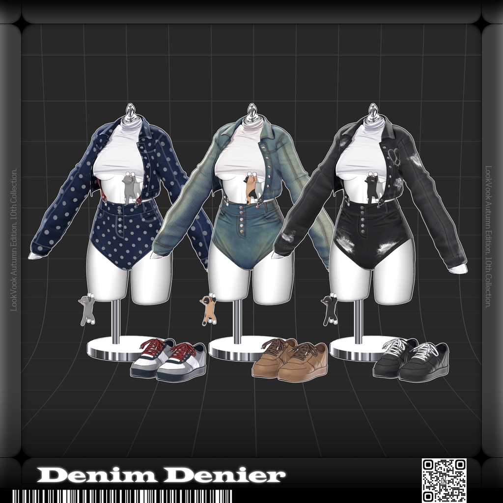 【 1st Anniversary Sale ✨】【13アバター対応】 𝐋𝐕.𝟏𝟎 Denim_Denier 🐾