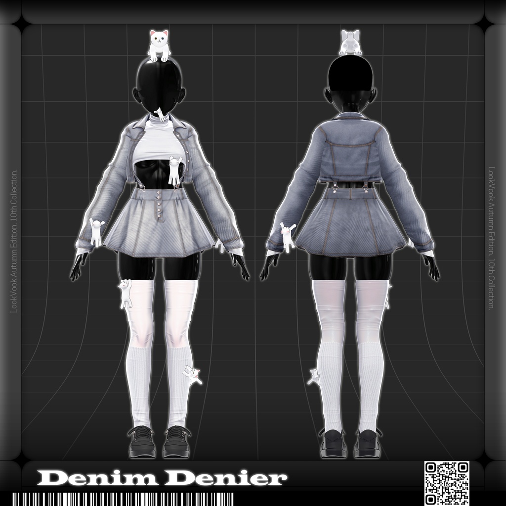 【 1st Anniversary Sale ✨】【13アバター対応】 𝐋𝐕.𝟏𝟎 Denim_Denier 🐾
