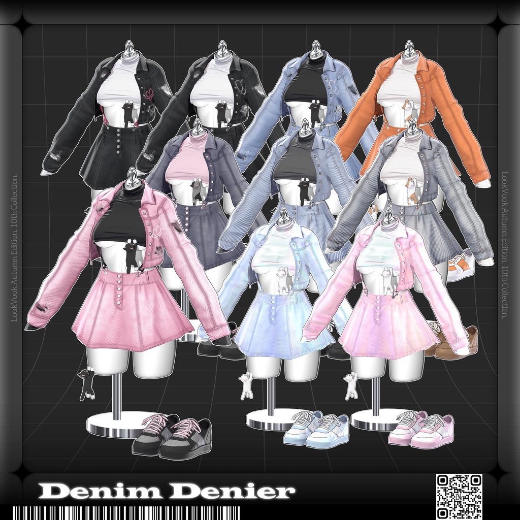 【 1st Anniversary Sale ✨】【13アバター対応】 𝐋𝐕.𝟏𝟎 Denim_Denier 🐾