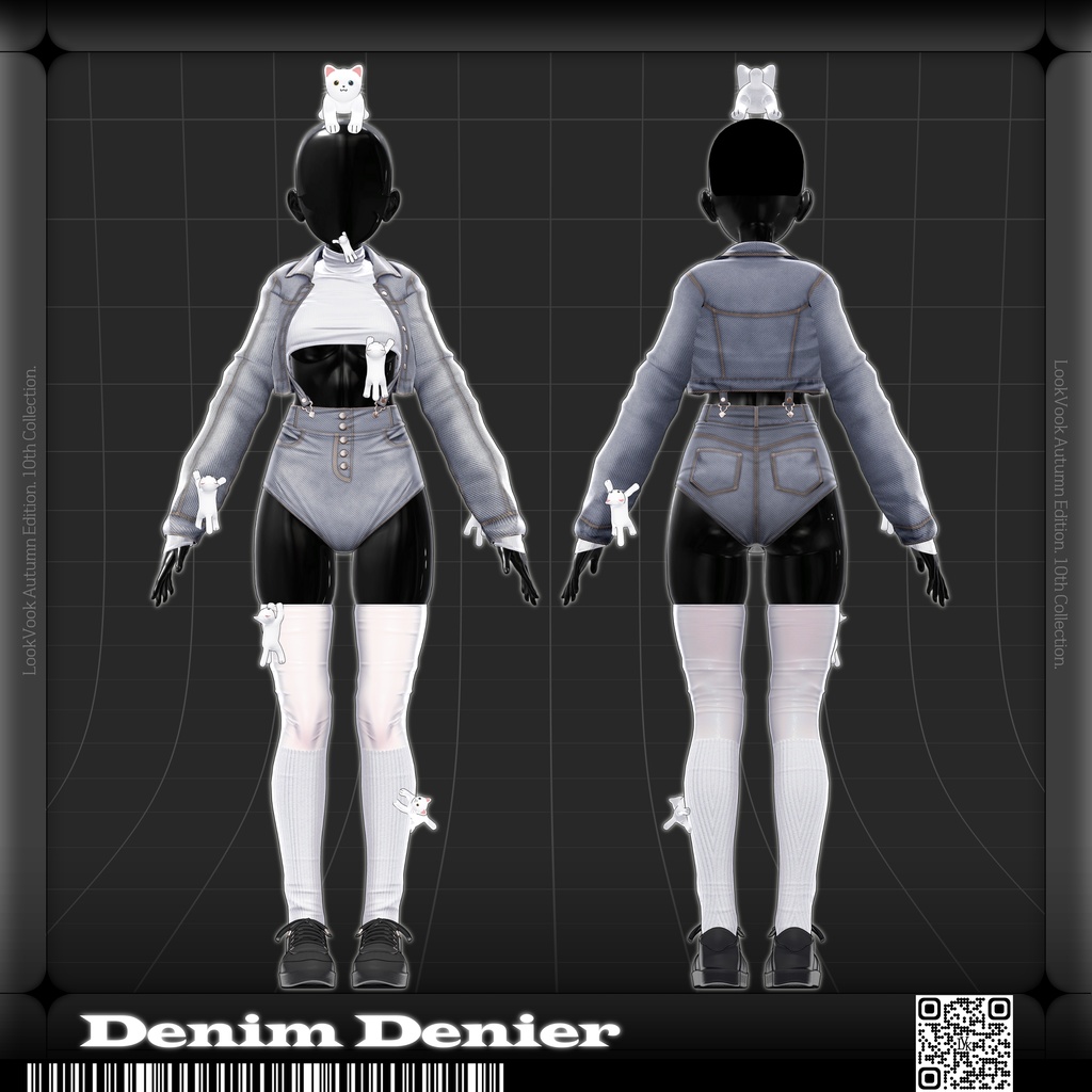 【 1st Anniversary Sale ✨】【13アバター対応】 𝐋𝐕.𝟏𝟎 Denim_Denier 🐾