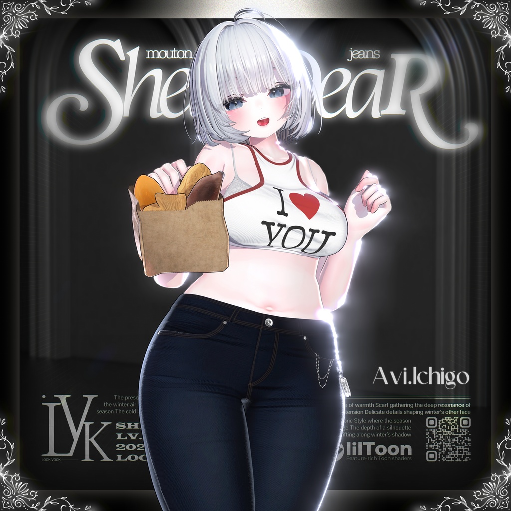 ✨❕セール中❕✨ 【15アバター対応】 𝐋𝐕.𝟏𝟏 Shear_Dear 🍠