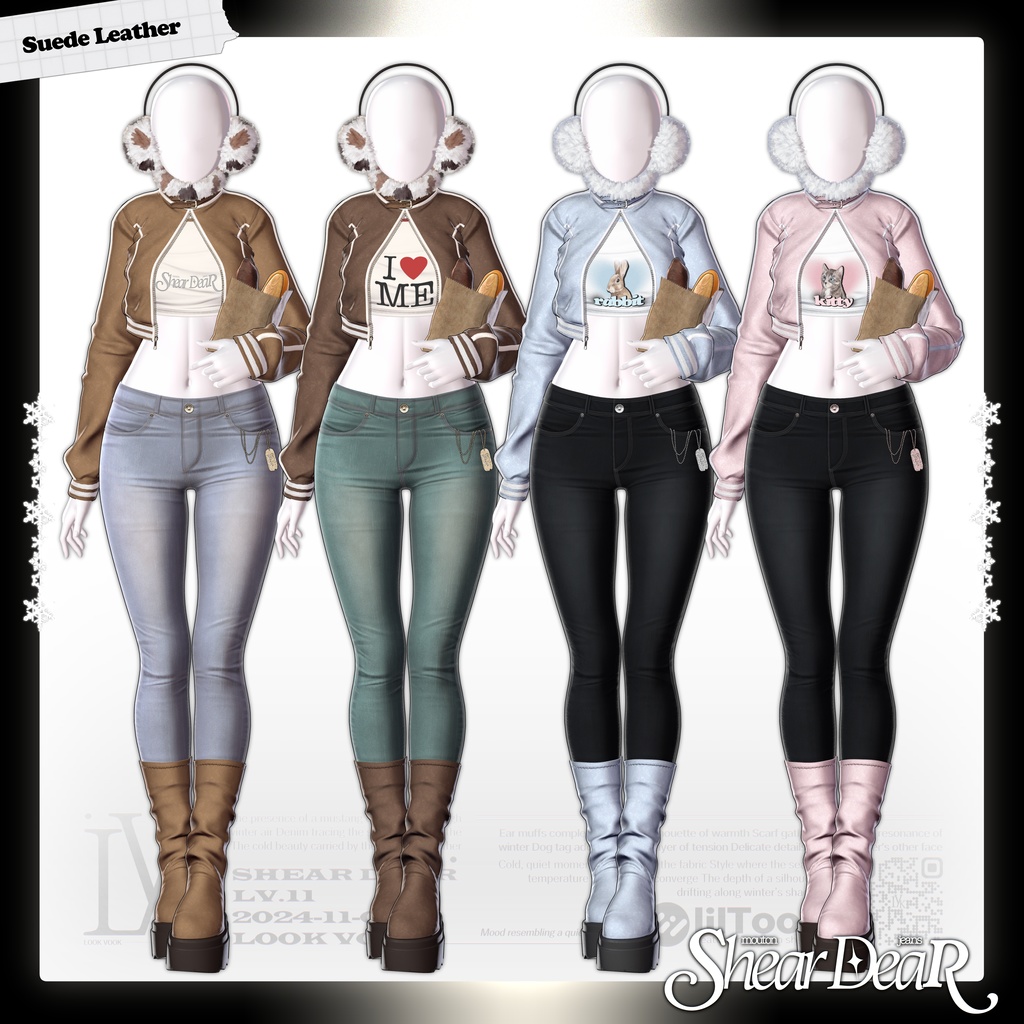 ✨❕セール中❕✨ 【15アバター対応】 𝐋𝐕.𝟏𝟏 Shear_Dear 🍠