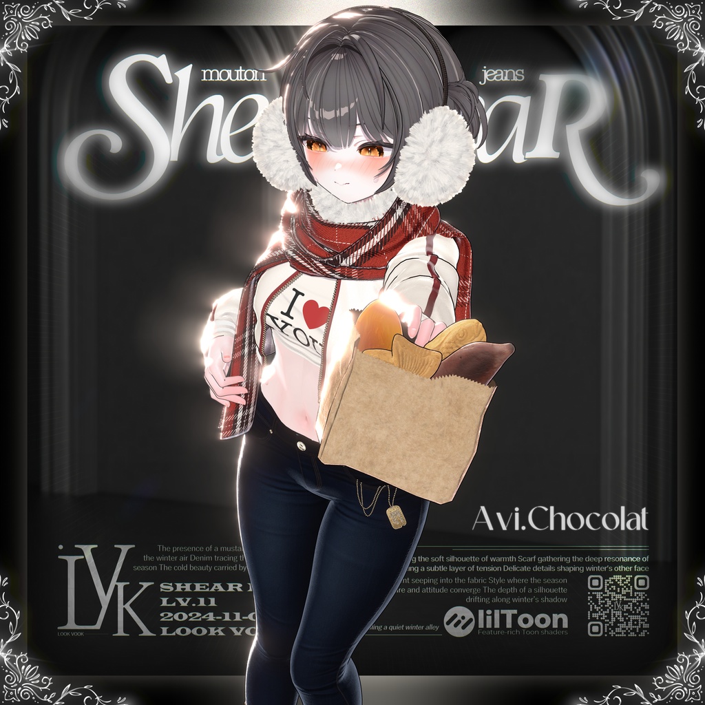 ✨❕セール中❕✨ 【15アバター対応】 𝐋𝐕.𝟏𝟏 Shear_Dear 🍠