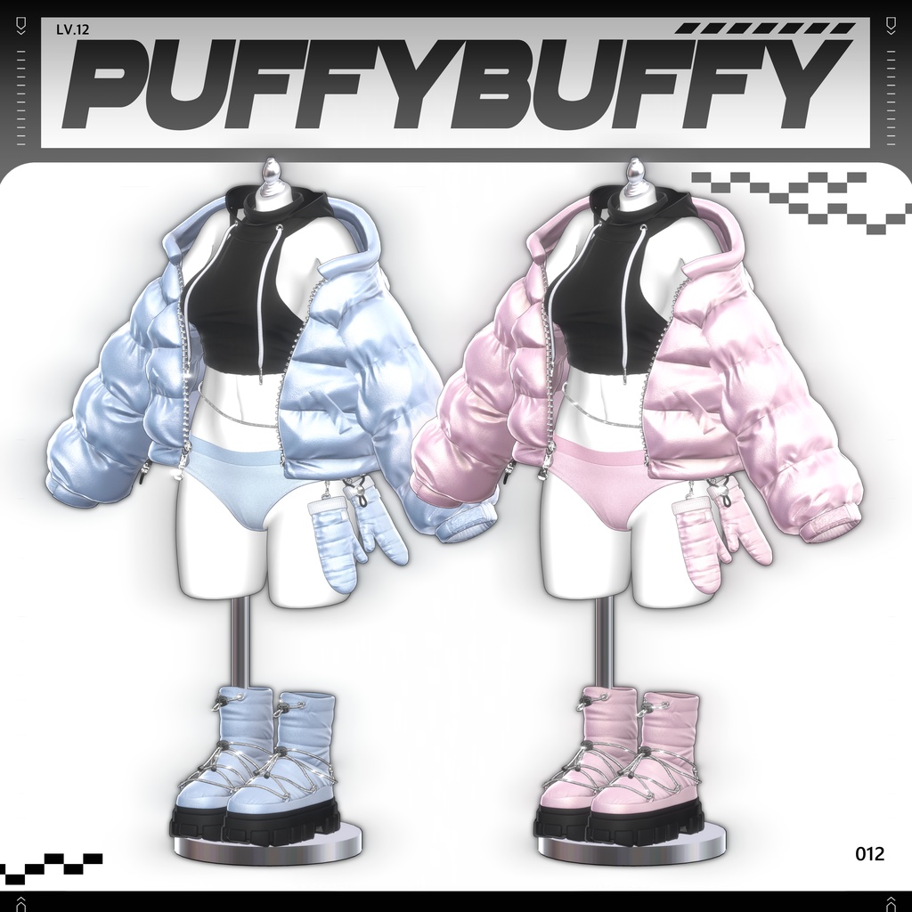 ✨❕セール中❕✨ 【16アバター対応】 𝐋𝐕.𝟏𝟐 Puffy_Buffy ❄️