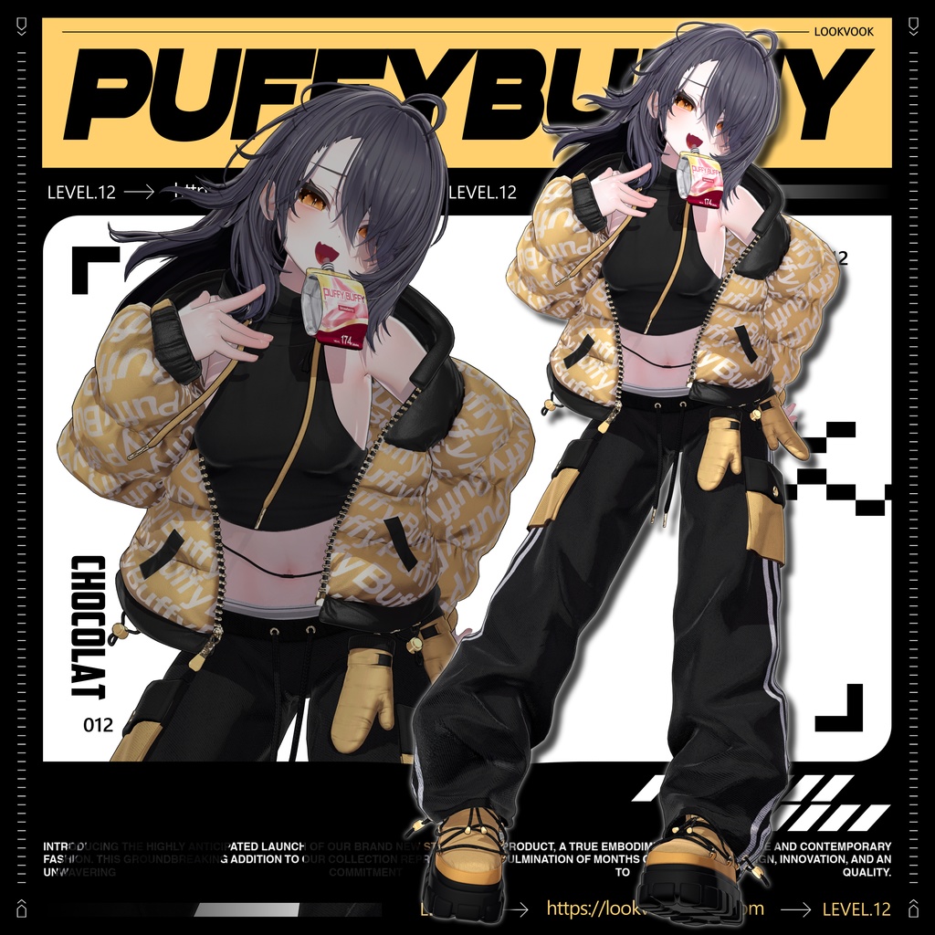 ✨❕セール中❕✨ 【16アバター対応】 𝐋𝐕.𝟏𝟐 Puffy_Buffy ❄️