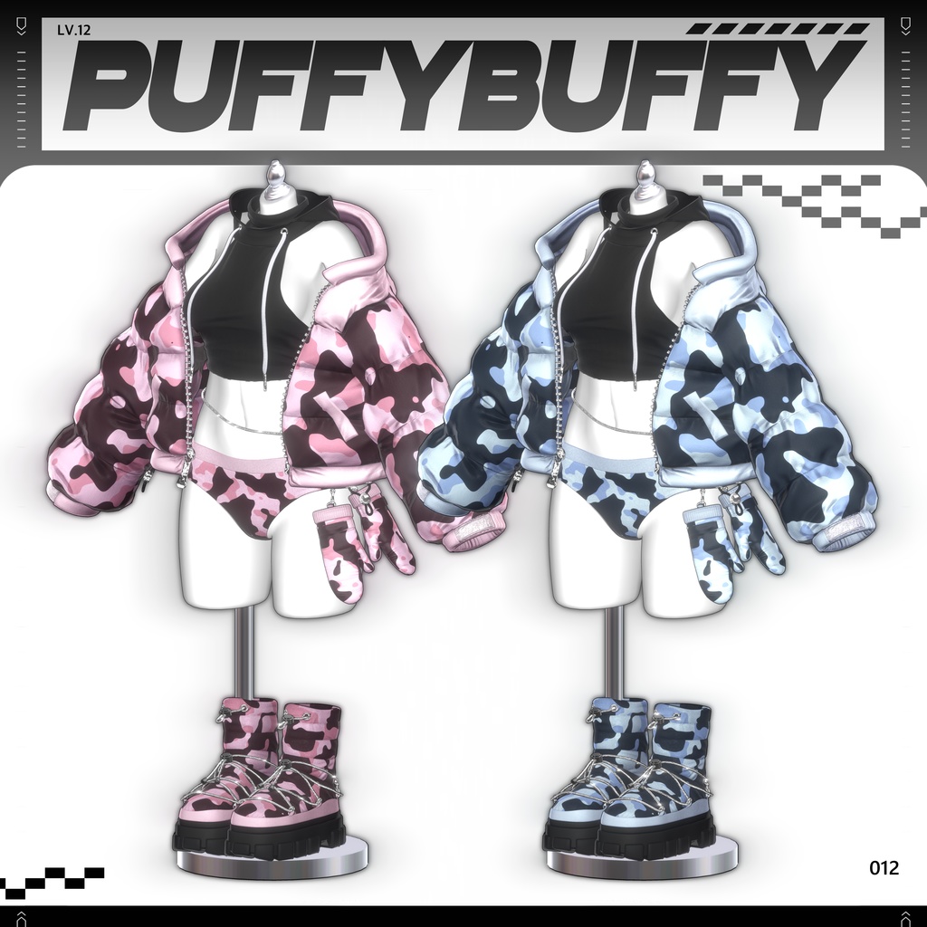 ✨❕セール中❕✨ 【16アバター対応】 𝐋𝐕.𝟏𝟐 Puffy_Buffy ❄️