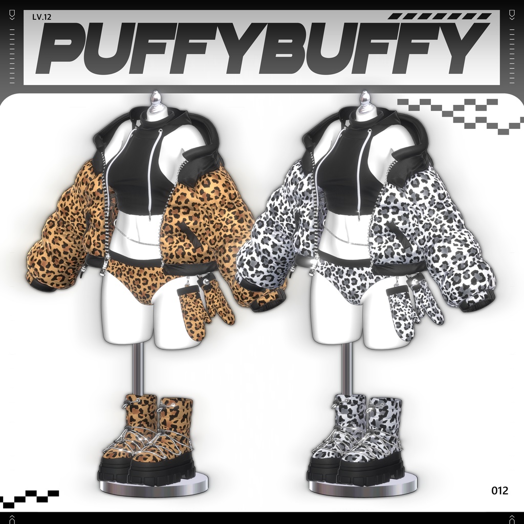 ✨❕セール中❕✨ 【16アバター対応】 𝐋𝐕.𝟏𝟐 Puffy_Buffy ❄️