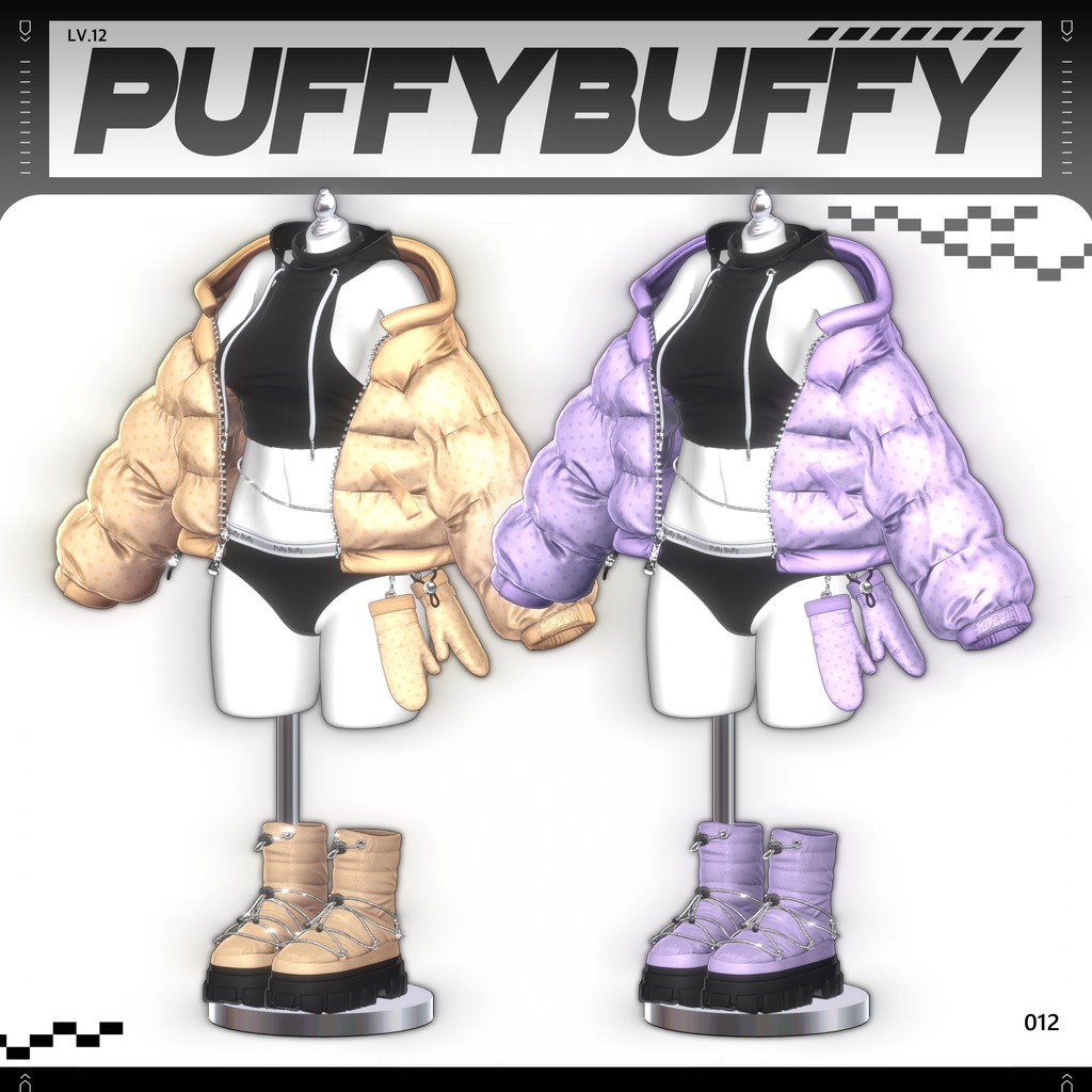 ✨❕セール中❕✨ 【16アバター対応】 𝐋𝐕.𝟏𝟐 Puffy_Buffy ❄️