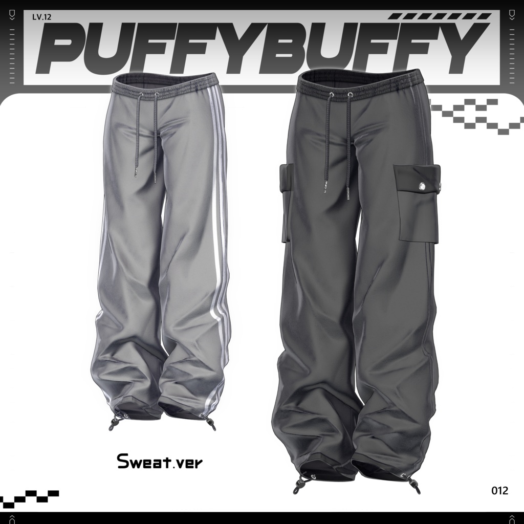 ✨❕セール中❕✨ 【16アバター対応】 𝐋𝐕.𝟏𝟐 Puffy_Buffy ❄️