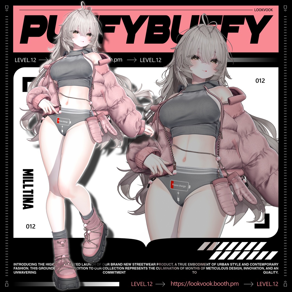 ✨❕セール中❕✨ 【16アバター対応】 𝐋𝐕.𝟏𝟐 Puffy_Buffy ❄️