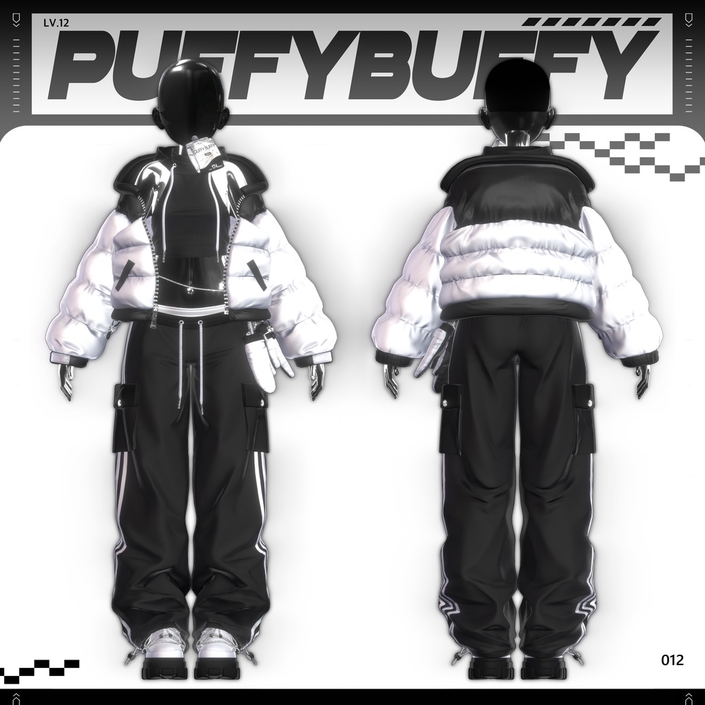 ✨❕セール中❕✨ 【16アバター対応】 𝐋𝐕.𝟏𝟐 Puffy_Buffy ❄️