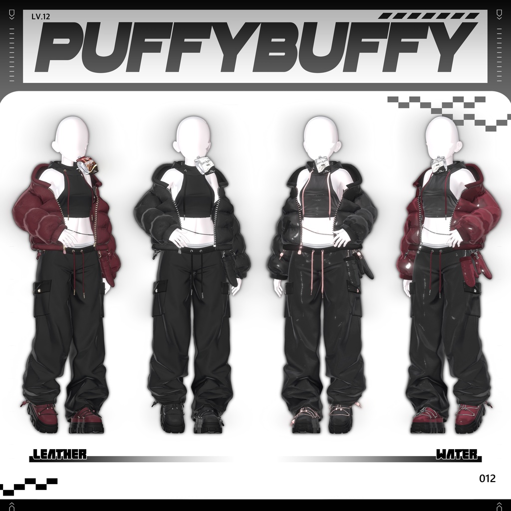 ✨❕セール中❕✨ 【16アバター対応】 𝐋𝐕.𝟏𝟐 Puffy_Buffy ❄️