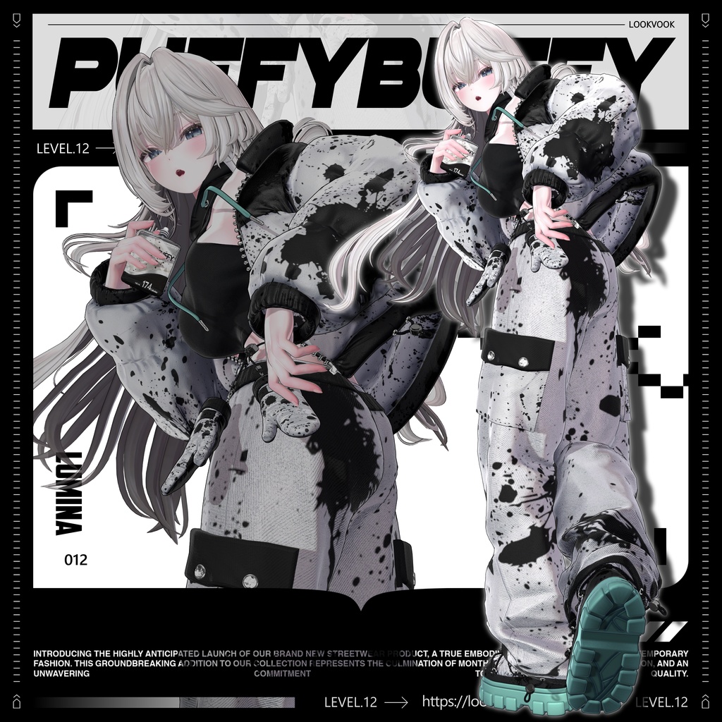 ✨❕セール中❕✨ 【16アバター対応】 𝐋𝐕.𝟏𝟐 Puffy_Buffy ❄️