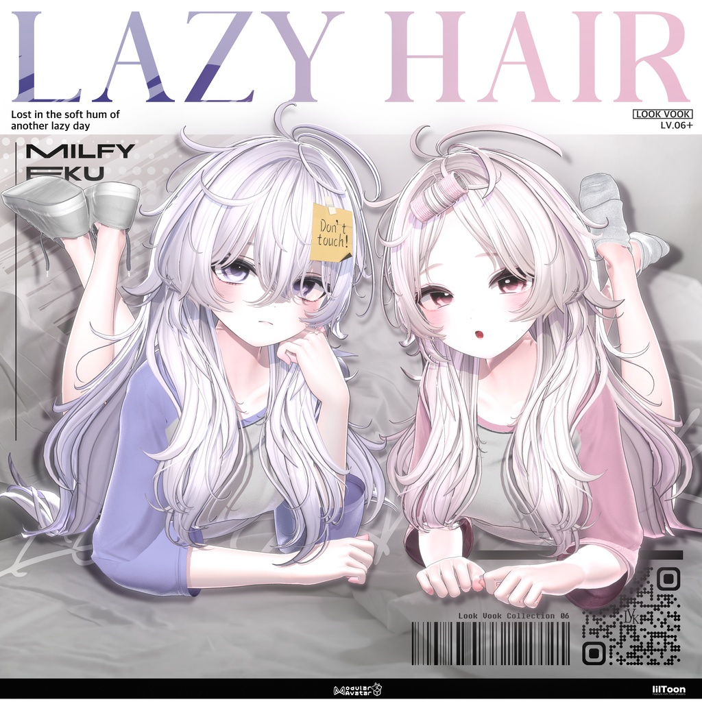 ✨❕セール中❕✨ 【16アバター対応】 𝐋𝐕.𝟔+ Lazy_Hair 🌡️