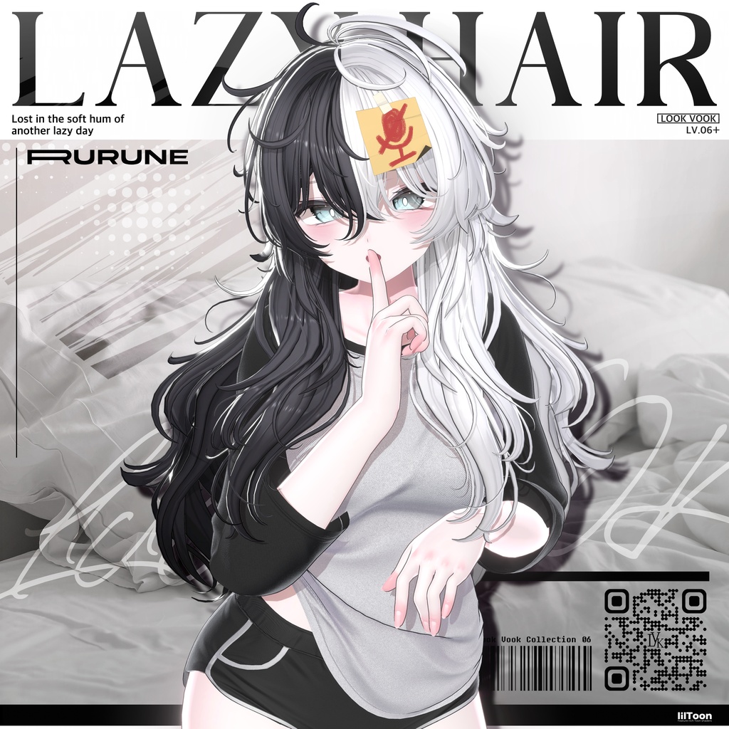 【21アバター対応】 𝐋𝐕.𝟔+ Lazy_Hair 🌡️