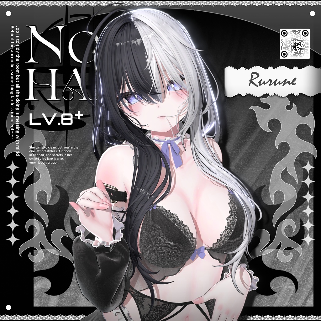 【19アバター対応】 𝐋𝐕.𝟖+ Noir_Hair 🕯️