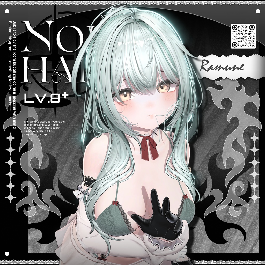 ✨❕セール中❕✨【19アバター対応】 𝐋𝐕.𝟖+ Noir_Hair 🕯️