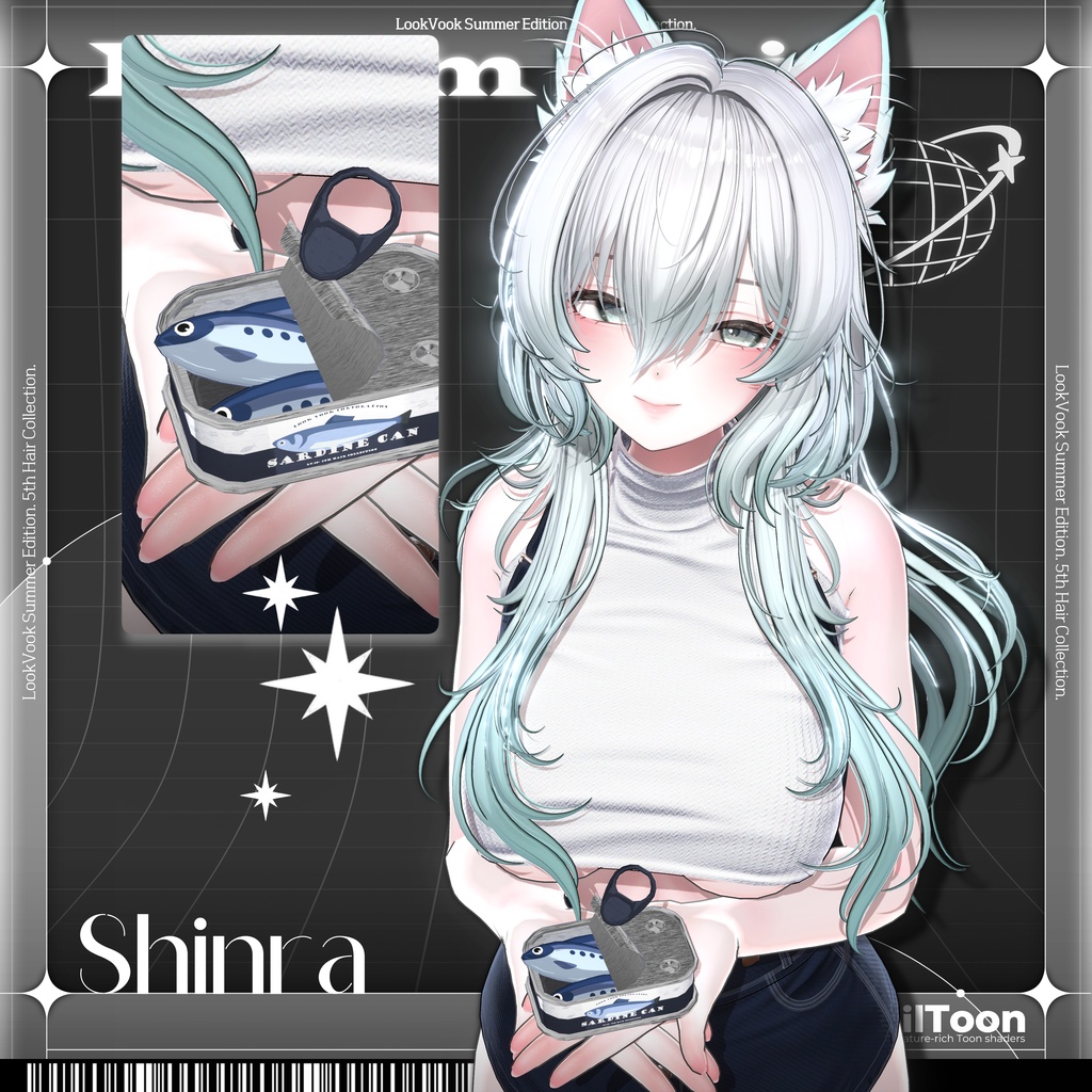 ✨❕セール中❕✨【20アバター対応】 𝐋𝐕.𝟏𝟎+ Denim_Hair 🐾
